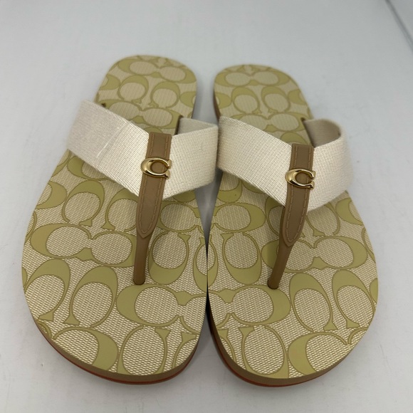 Coach Shoes Coach Zoe Flip Flops Poshmark